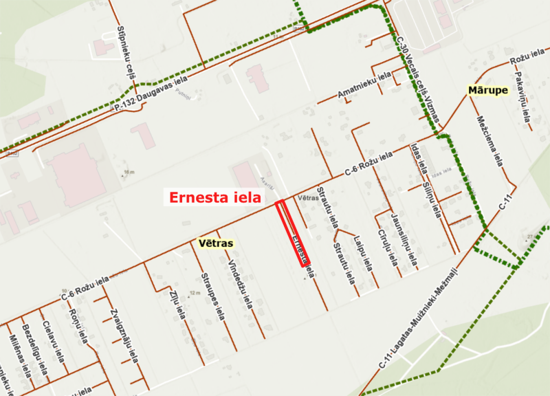 ernesta iela grafika