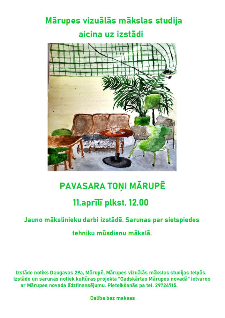 pavasara toņi plakāts