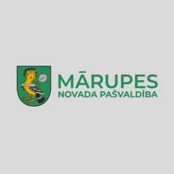 Mārupes novada ģerbonis ar uzrakstu, krāsains