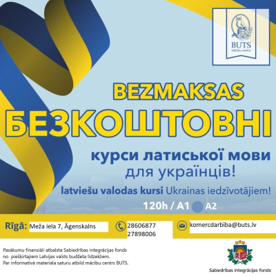 Bezmaksas Latviešu valodas mācības