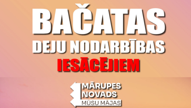 Bačatas nodarbības iesācējiem